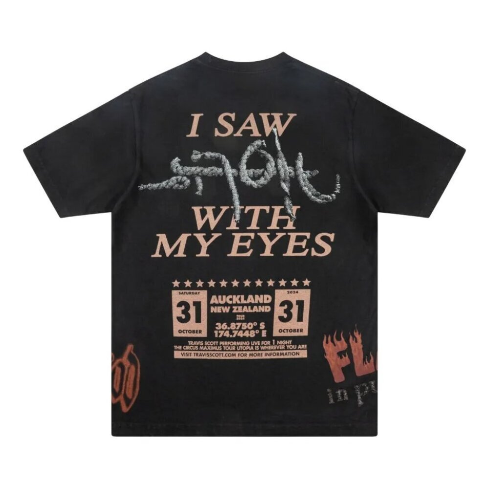 Travis Scott Utopia See The Future T-shirt Streetwear Size Small & Large